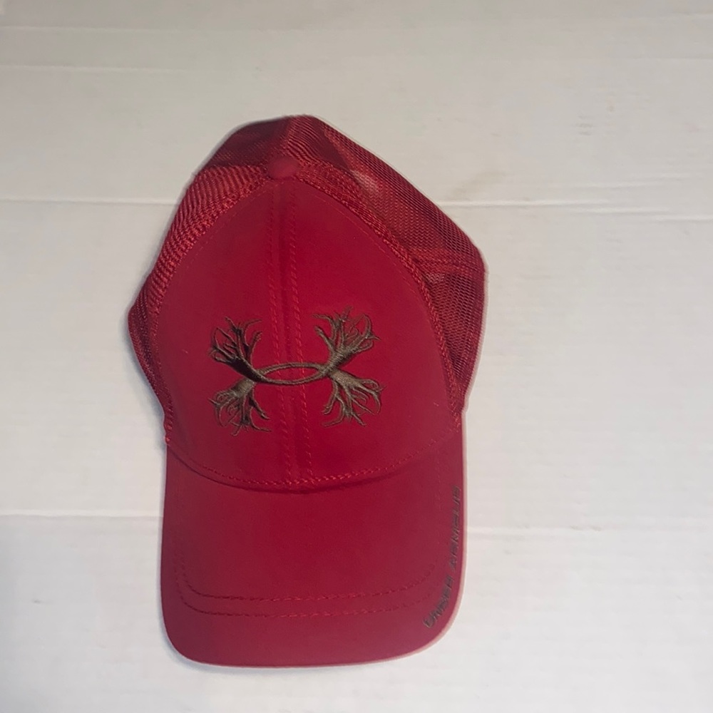 Under Armour red adjustable hat